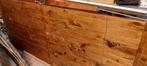 Te koop aangeboden.Eettafel van notenhout., Ophalen, Gebruikt, 200 cm of meer, 50 tot 100 cm