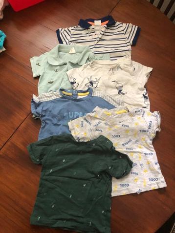T shirts maat 62 jongen  beschikbaar voor biedingen
