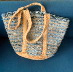 Only Natural, grote blauw jute (strand) tas, Ophalen of Verzenden, Zo goed als nieuw, Blauw, Shopper