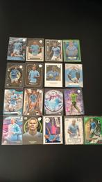Panini en Topps cards erling haaland man city 3, Verzamelen, Ophalen of Verzenden, Zo goed als nieuw, Buitenlandse clubs, Poster, Plaatje of Sticker