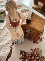 Vintage Tabakspot met Beeldje, Antiek en Kunst, Ophalen of Verzenden