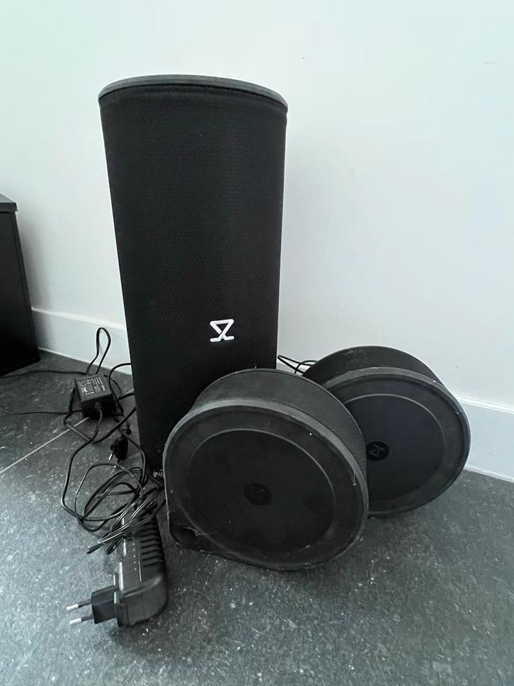 Kien 2.1 Soundsystem, Audio, Tv en Foto, Luidsprekers, Zo goed als nieuw, Front, Rear of Stereo speakers, 60 tot 120 watt, Overige merken