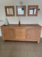 Dressoir, Huis en Inrichting, Kasten | Dressoirs, Gebruikt, Eikenhout, 190 cm  lang., 25 tot 50 cm