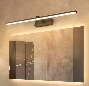Moderne LED-Wandlamp Spiegellamp Badkamer - Zwart 60cm beschikbaar voor biedingen