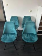 Velvet eetkamerstoelen, Huis en Inrichting, Stoelen, Ophalen, Zo goed als nieuw