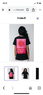 Colourful Rebel Tshirt Zwart Roze maat S, Ophalen of Verzenden, Zo goed als nieuw, Korte mouw, Roze