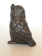Bronzenbeelden-winkel Wijze uil Echt brons...., Ophalen of Verzenden