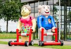 Abraham en Sarah rollator opblaasfiguur (inflatable) te huur, Hobby en Vrije tijd, Feestartikelen | Verhuur, Ophalen, Zo goed als nieuw