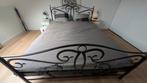 Tijdloos uniek 180 x 220 bedframe met Auping bodem en matras, Huis en Inrichting, Slaapkamer | Bedden, Zwart, Tweepersoons, Ophalen of Verzenden