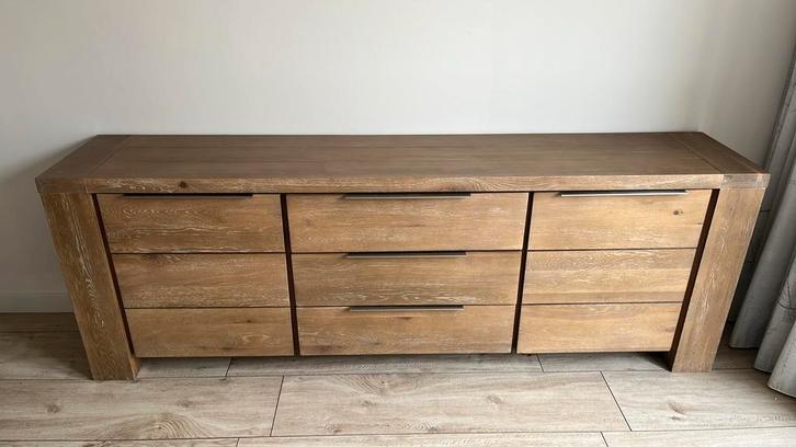 Dressoir Henders & Hazel 230x45x80, Huis en Inrichting, Kasten | Dressoirs, Zo goed als nieuw, 200 cm of meer, 25 tot 50 cm, Met lade(s)