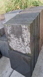 20m2 basalt natuursteen 60x60cm 2cm dik te koop, Tuin en Terras, Ophalen, Zo goed als nieuw, Natuursteen, Minder dan 100 cm
