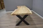 Suar Boomstamtafel (300 cm), Ophalen, Vijf personen of meer, 200 cm of meer, Metaal