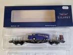 Liliput L235750 - Rongenwagon met vrachtwagen v/d DRG, Gelijkstroom, Wagon, Ophalen of Verzenden, Zo goed als nieuw
