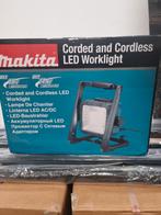 Makita bouwlamp 18v dml805 2x, Ophalen of Verzenden, Nieuw, Minder dan 50 watt, Lamp