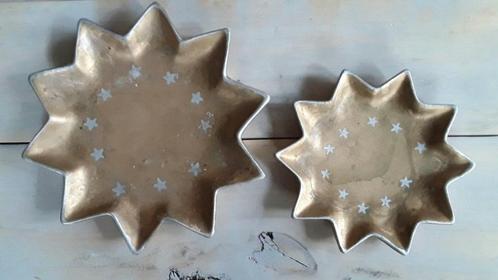 Schaaltjes - goud, zilver, Huis en Inrichting, Woonaccessoires | Schalen en Manden, Gebruikt, Schaal, Overige vormen, Porselein of Keramiek