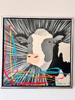 Schilderij kunst koe, Ophalen