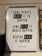 Groot Michael Jordan Quote Fotolijst, Ophalen, Oorspronkelijke maker, Nieuw, 100 tot 125 cm