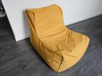 Gele Zitzak van Lebel, Huis en Inrichting, Fauteuils, Ophalen, Overige materialen, 100 tot 125 cm, Zo goed als nieuw