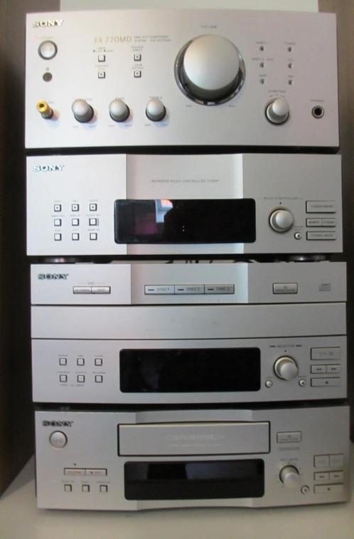 Sony stereo installatie, Audio, Tv en Foto, Stereo-sets, Gebruikt, Cassettedeck, Cd-speler, Tuner of Radio, Sony, Losse componenten