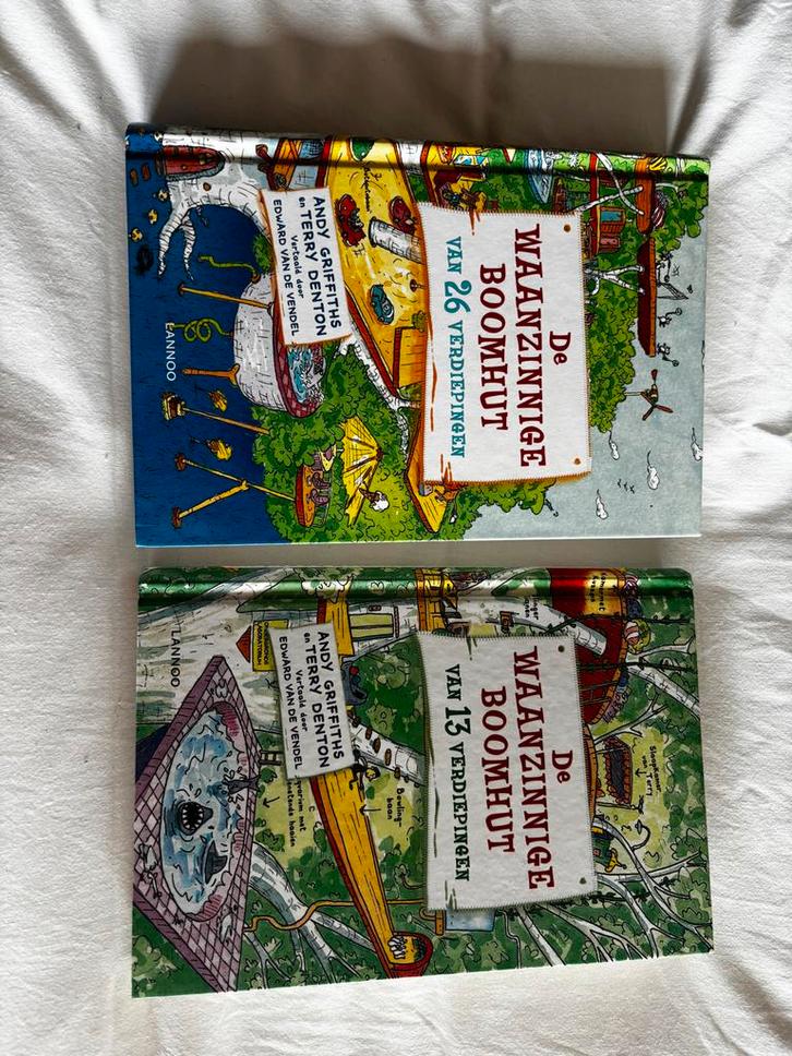 Waanzinnige Boomhut - 13 & 26 Verdiepingen, Boeken, Kinderboeken | Jeugd | onder 10 jaar, Zo goed als nieuw, Fictie algemeen, Ophalen of Verzenden