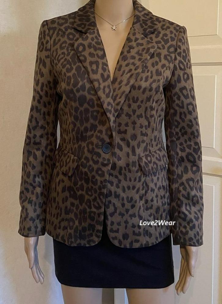 Blazerpak met luipaardprint My Juwellery, Kleding | Dames, Jasjes, Kostuums en Pakken, Nieuw, Kostuum of Pak, Maat 36 (S), Ophalen of Verzenden