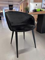 Designstoel Dual by Danform zwart velvet -50%, Nieuw, Vijf, Zes of meer stoelen, Hout, Zwart