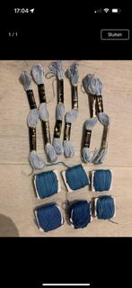 Dcm set garen blauw, Ophalen of Verzenden, Zo goed als nieuw, Breien of Haken, Wol of Garen
