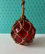 Vintage plastic visdobber in macramé, Verzamelen, Retro, Ophalen of Verzenden, Huis en Inrichting