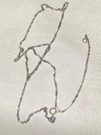 Wit gouden ketting 750-18, Sieraden, Tassen en Uiterlijk, Verzenden, Goud, Ketting