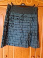 Groene Cora Kemperman rok XL met strookjes, Maat 46/48 (XL) of groter, Ophalen of Verzenden, Cora Kemperman, Gedragen