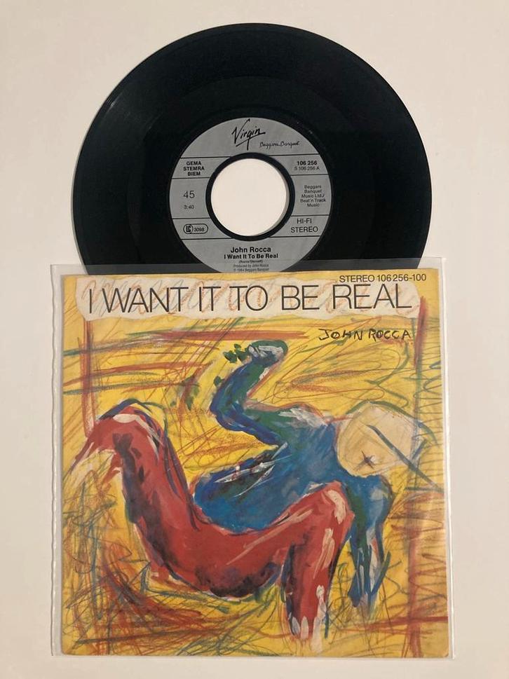 John Rocca - I want it to be real, Cd's en Dvd's, Vinyl Singles, Single, 7 inch, Ophalen of Verzenden