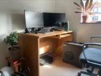 Houten bureau met lade - MOET WEG, Ophalen, Gebruikt