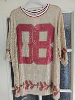 Nieuw shirt glitter 08 rood 44 46 48, Kleding | Dames, Blouses en Tunieken, Ophalen of Verzenden, Nieuw, Maat 46/48 (XL) of groter