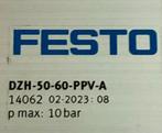 FESTO - Vlakcilinder - DZH-50-60-PPV-A - 14062, Ophalen of Verzenden, Nieuw