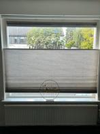 Taupe Plisségordijn, Huis en Inrichting, Stoffering | Gordijnen en Lamellen, Ophalen, Zo goed als nieuw, Beige, 150 tot 200 cm