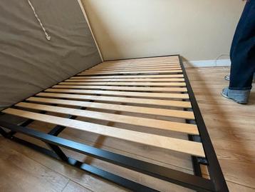 Emma bedframe 160 + Hövag matras 160 - Ikea - afbeelding 1