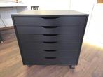 IKEA Zwarte ladekast met 5 laden, Huis en Inrichting, Kasten | Ladekasten, Minder dan 50 cm, 5 laden of meer, 100 tot 150 cm, Ophalen of Verzenden