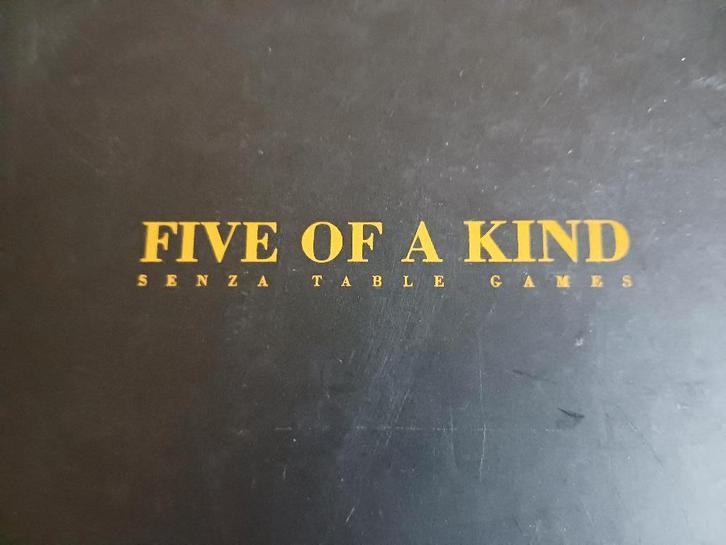 Five of a kind (yahtzee), Hobby en Vrije tijd, Gezelschapsspellen | Bordspellen, Nieuw, Een of twee spelers, Drie of vier spelers