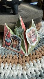 Zelfgemaakte kerstkaart met enveloppe, Ophalen of Verzenden, Nieuw, Kerst