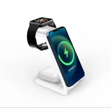Apple iPhone/Watch oplaadstation Wit vsn kleur beschikbaar voor biedingen