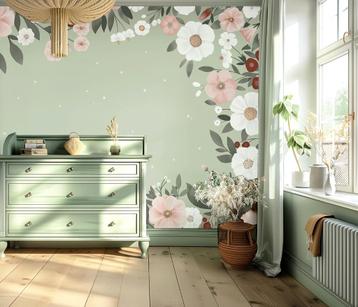 Kinderbehang Bloemen Harmonie Lilipinso 400 x 300 cm beschikbaar voor biedingen