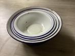 Vintage emaille schalenset, Antiek en Kunst, Antiek | Emaille, Ophalen of Verzenden