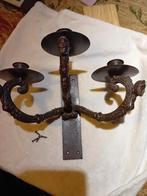 Gietijzeren wandkandeaar, Antiek en Kunst, Antiek | Kandelaars, Ophalen of Verzenden, Overige materialen