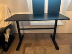 Verstelbaar zit sta bureau 60x120 cm zwart, Huis en Inrichting, Bureaus, Ophalen, In hoogte verstelbaar, Zo goed als nieuw, Stabureau