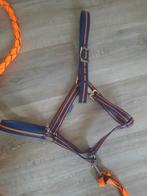 Bucas halster blauw oranje maat full, Dieren en Toebehoren, Ophalen of Verzenden, Overige soorten