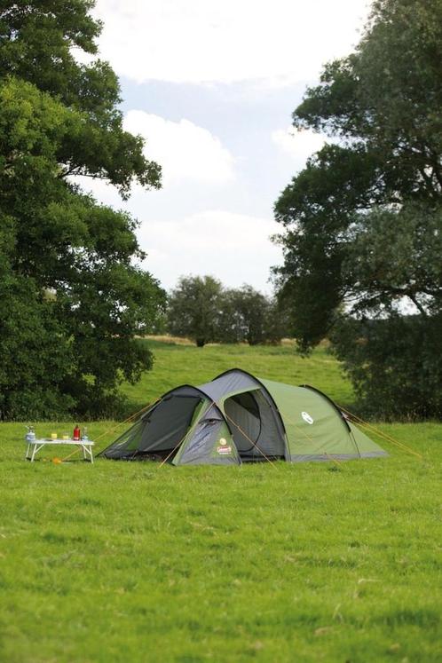 Coleman Tasman 4 persoons tent, Caravans en Kamperen, Tenten, tot en met 4, Zo goed als nieuw, Ophalen