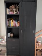 Zwarte houten kast vt Wonen, Huis en Inrichting, Ophalen