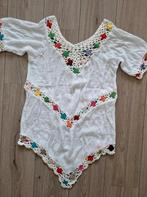 Strandtuniek universele maat, Kleding | Dames, Badmode en Zwemkleding, Ophalen of Verzenden, Zo goed als nieuw, Wit, Overige typen