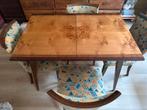 Art deco houten retro eettafel vintage tafel 120x80cm, Ophalen of Verzenden, Rechthoekig, 50 tot 100 cm