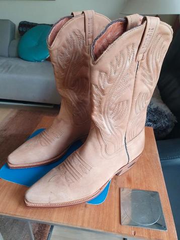 Nieuwe ongedragen Loblan Westernboots laarzen beige maat 43 beschikbaar voor biedingen